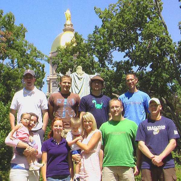 2008 group in front of Dome